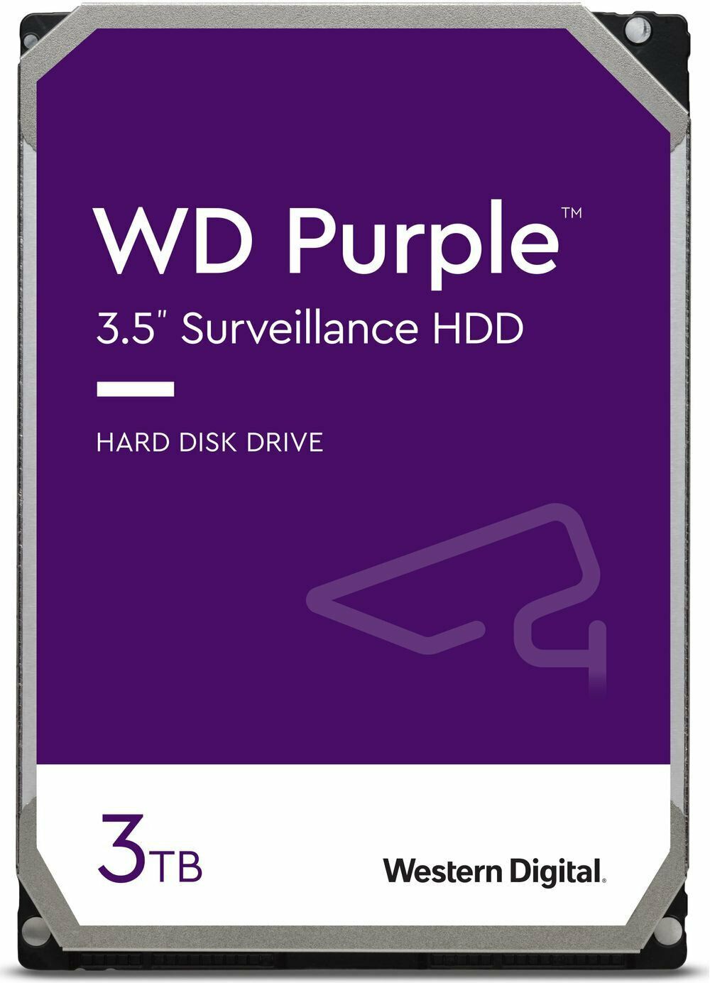 цена Жесткий диск HDD WD 3.5 3TB WD33PURZ Purple (SATA-III)