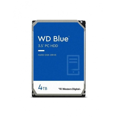 Жесткий диск HDD WD 4TB WD40EZAX 5400 RPM blue SATA III - фото 1