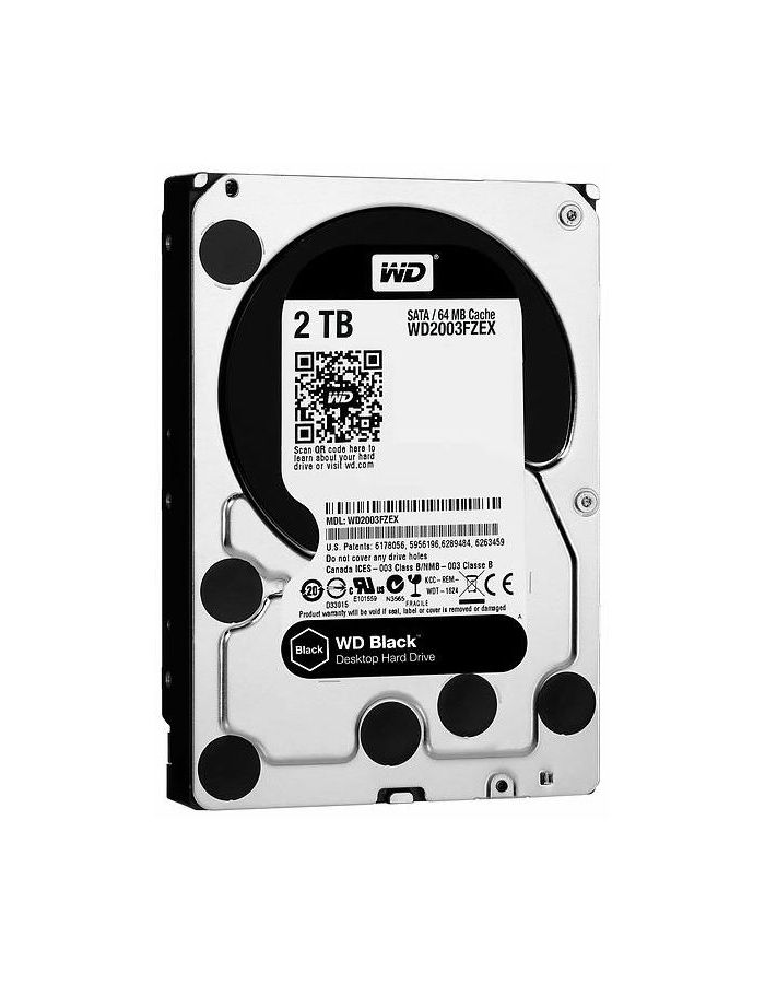 Жесткий диск WD Black 2Tb (WD2003FZEX) жесткий диск hitachi hua723020ala640 2tb sataiii 3 5 hdd