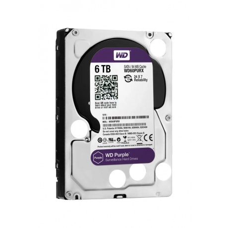 Жесткий диск WD Purple 6TB (WD63PURU) - фото 2