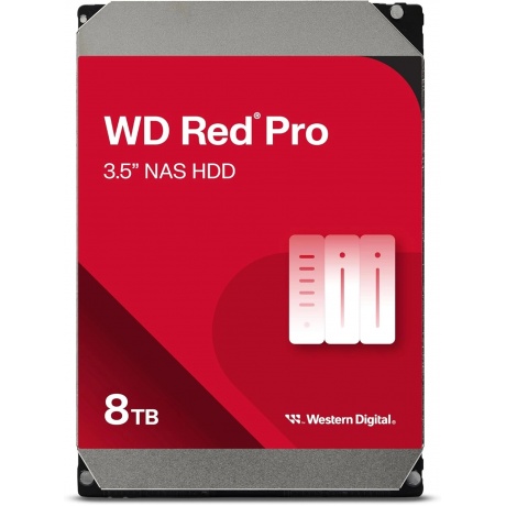 Жесткий диск WD SATA-III 8TB WD8005FFBX NAS Red Pro (7200rpm) 25...