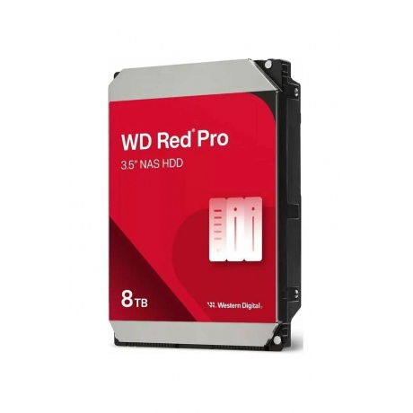 Жесткий диск WD SATA-III 8TB WD8005FFBX NAS Red Pro (7200rpm) 256Mb 3.5&quot; - фото 1