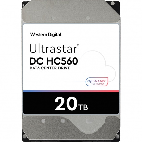 

Жесткий диск WD SATA-III 20TB 0F38785 WUH722020BLE6L4 Server Ultrastar DC HC560 (7200rpm) 512Mb 3.5"