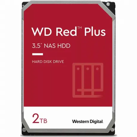 Жесткий диск WD SATA-III 2TB WD20EFPX NAS Red Plus (5400rpm) 64M...
