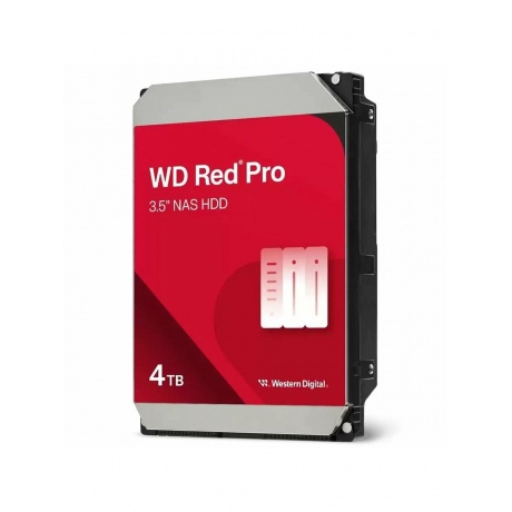 Жесткий диск WD SATA-III 4TB WD4005FFBX NAS Red Pro (7200rpm) 256Mb 3.5&quot; - фото 2