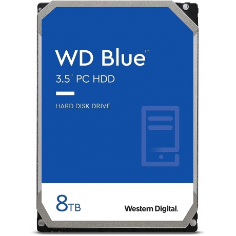 

Жесткий диск WD SATA-III 8TB WD80EAAZ Desktop Blue (5640rpm) 256Mb 3.5"