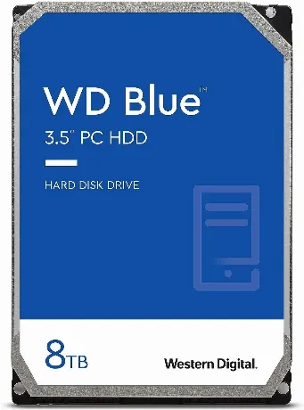 Жесткий диск WD SATA-III 8TB WD80EAAZ Desktop Blue (5640rpm) 256...