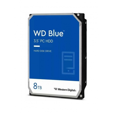 Жесткий диск WD SATA-III 8TB WD80EAAZ Desktop Blue (5640rpm) 256Mb 3.5&quot; - фото 2