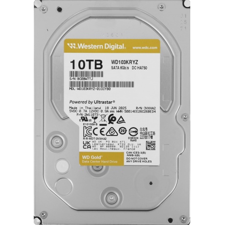 Жесткий диск WD SATA-III 10TB WD103KRYZ Gold - фото 2
