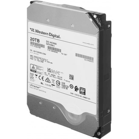 Жесткий диск WD SATA-III 20TB 0B48696 WUH722020CLE604 Ultrastar - фото 5
