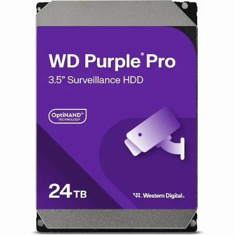 Жесткий диск WD SATA-III 24TB WD240PURP Surveillance Purple Pro