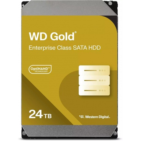 Жесткий диск WD SATA-III 24TB WD242KRYZ Gold - фото 1