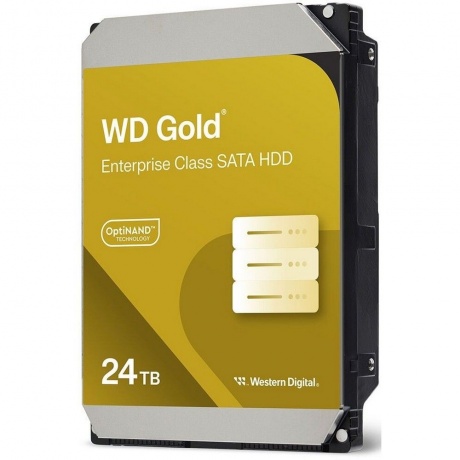 Жесткий диск WD SATA-III 24TB WD242KRYZ Gold - фото 2