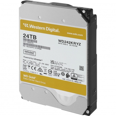 Жесткий диск WD SATA-III 24TB WD242KRYZ Gold - фото 5
