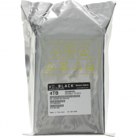 Жесткий диск WD SATA-III 4TB WD4006FZBX Desktop Black - фото 6