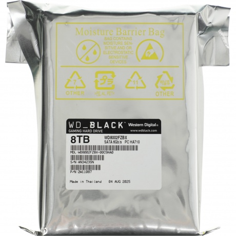 Жесткий диск WD SATA-III 8TB WD8002FZBX Desktop Black - фото 6