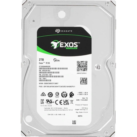 Жесткий диск SATA 2TB 7200RPM 256MB ST2000NM000B SEAGATE