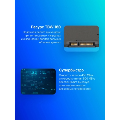 Накопитель SSD Kingston A400 480Gb (SA400S37/480G) - фото 10