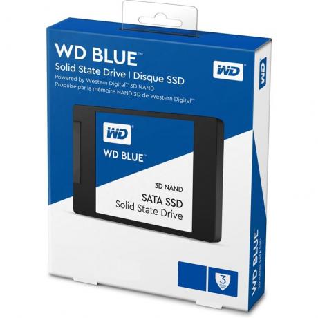 Накопитель SSD WD Blue 1Tb (WDS100T2B0A) - фото 2