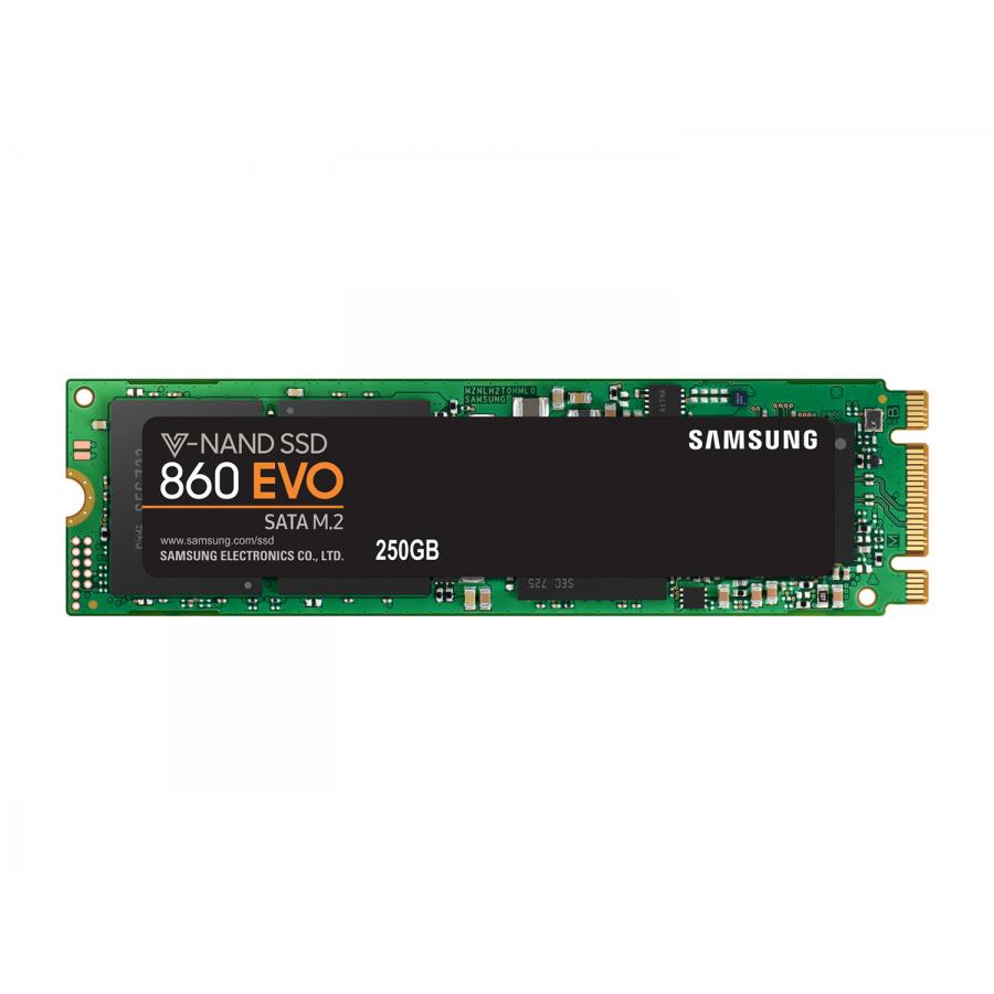 Накопитель SSD Samsung 250Gb 860 EVO (MZ-N6E250BW) твердотельный накопитель ssd m 2 1tb samsung 860 evo r550 w520mb s v nand 3 bit mlc mjx sata 6gb s 2280 mz n6e1t0bw