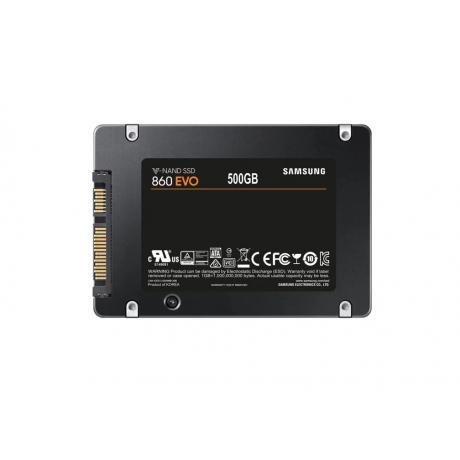 Накопитель SSD Samsung 500Gb 860 EVO (MZ-76E500BW) - фото 5