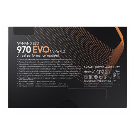 Накопитель SSD Samsung 1000Gb 970 EVO (MZ-V7E1T0BW) - фото 6