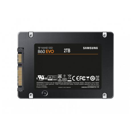 Накопитель SSD Samsung 2000Gb 860 EVO (MZ-76E2T0BW) - фото 2