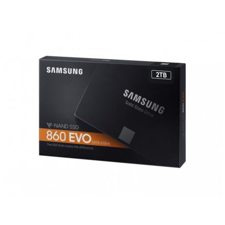 Накопитель SSD Samsung 2000Gb 860 EVO (MZ-76E2T0BW) - фото 7