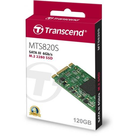 Накопитель SSD Transcend 120GB (TS120GMTS820S) - фото 4