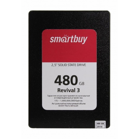 Накопитель SSD SmartBuy Revival 3 480Gb (SB480GB-RVVL3-25SAT3) - фото 1