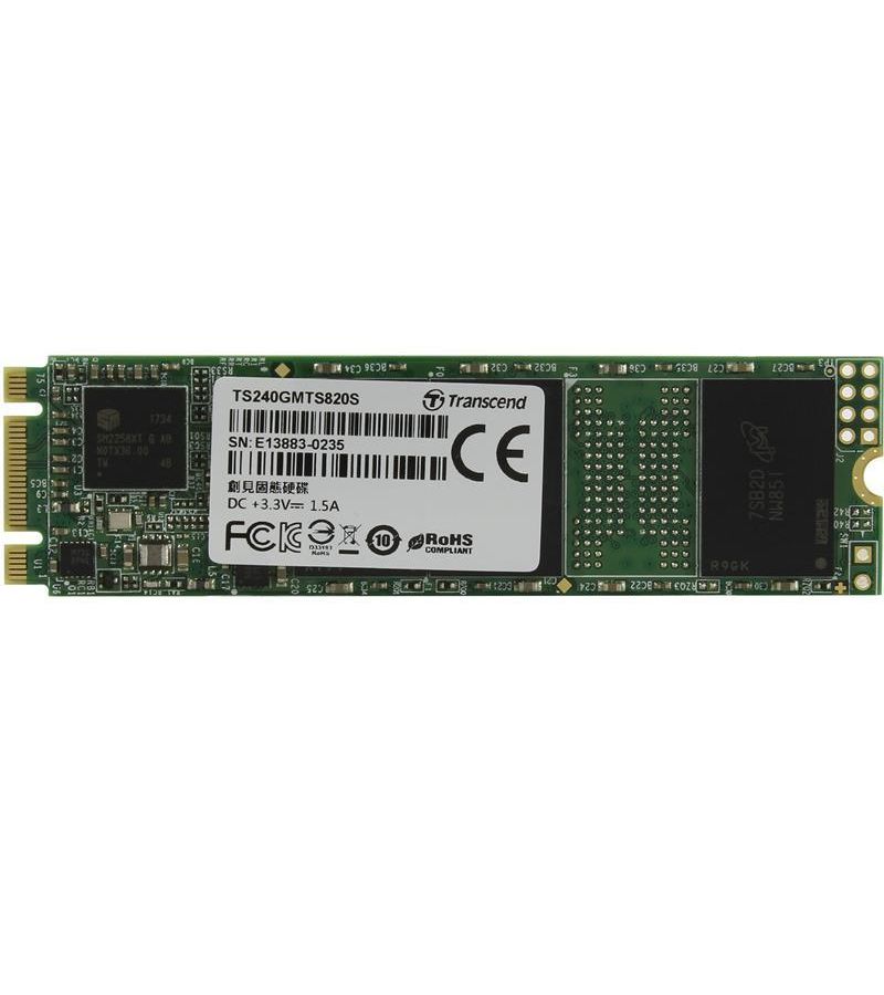цена Накопитель SSD Transcend 240Gb MTS820S (TS240GMTS820S)
