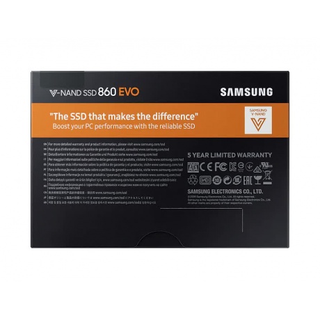 Накопитель SSD Samsung 4TB 860 EVO (MZ-76E4T0BW) - фото 7