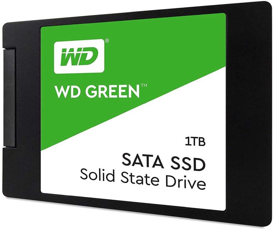 Накопитель SSD WD Green 1TB 3D NAND (WDS100T2G0A) - фото 1