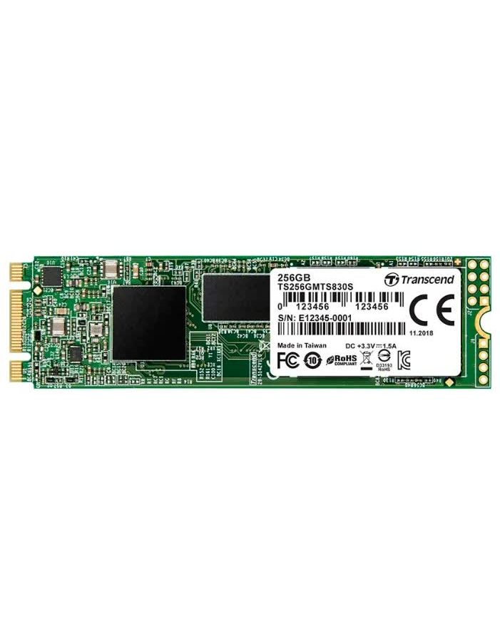 цена Накопитель SSD Transcend 256GB M.2 2280 (TS256GMTS830S)