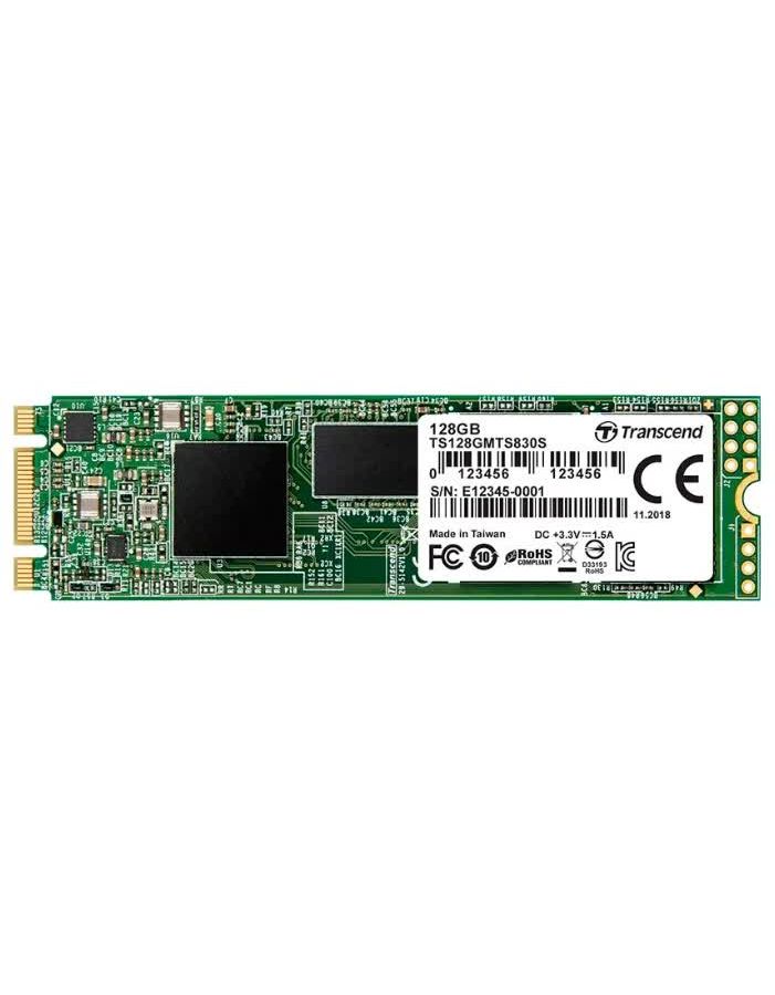 цена Накопитель SSD Transcend 128GB M.2 2280 (TS128GMTS830S)