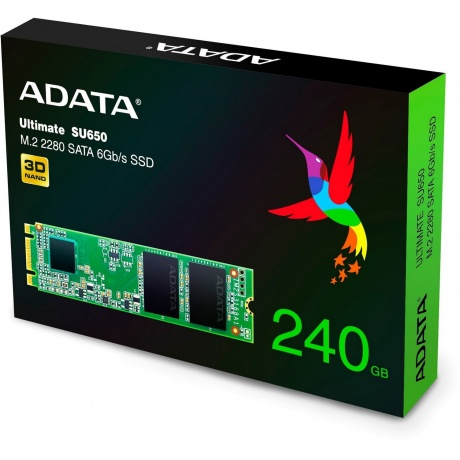Накопитель SSD A-Data Ultimate SU650NS38 240Gb (ASU650NS38-240GT-C) - фото 4