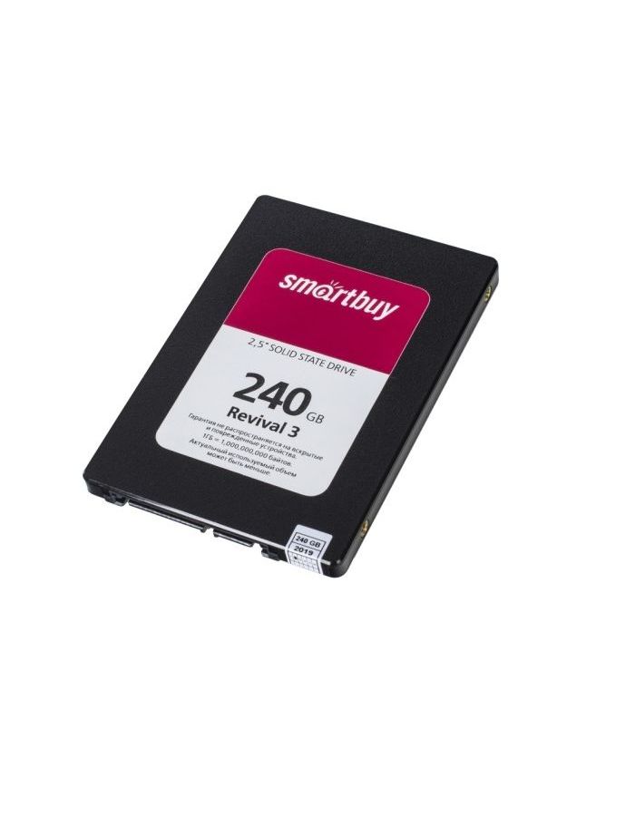 Накопитель SSD SmartBuy Revival 3 240Gb (SB240GB-RVVL3-25SAT3) твердотельный накопитель smartbuy revival 3 480 гб sata sb480gb rvvl3 25sat3