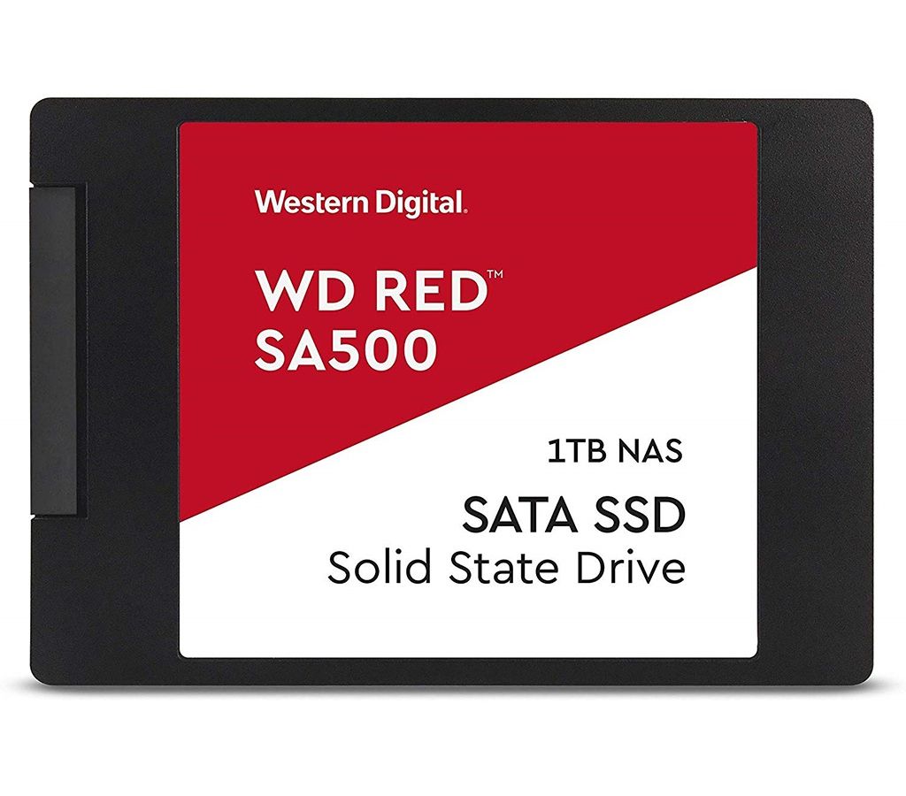 Накопитель SSD WD Red SA500 1Tb (WDS100T1R0A) внутренний твердотельный накопитель western digital wd red sa500 nas wds500g1r0a 500гб 2 5