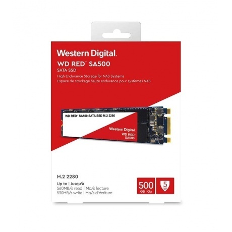 Накопитель SSD Western Digital Red SA500 500Gb (WDS500G1R0B) - фото 2