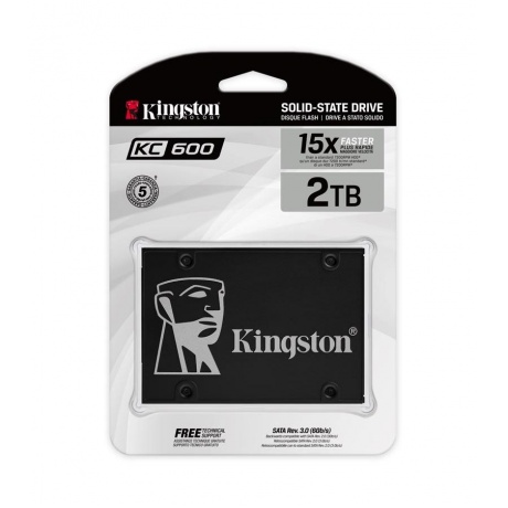 Накопитель SSD Kingston 2048Gb (SKC600/2048G) - фото 3