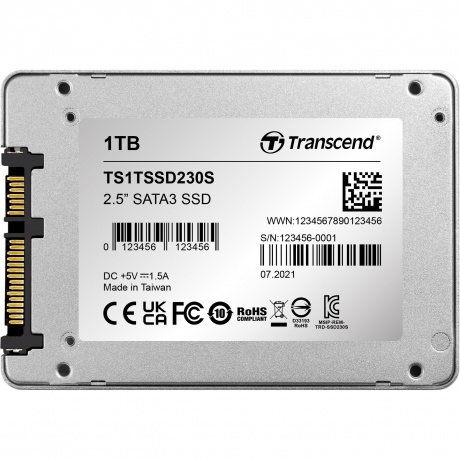 Накопитель SSD Transcend 1Tb (TS1TSSD230S) - фото 2