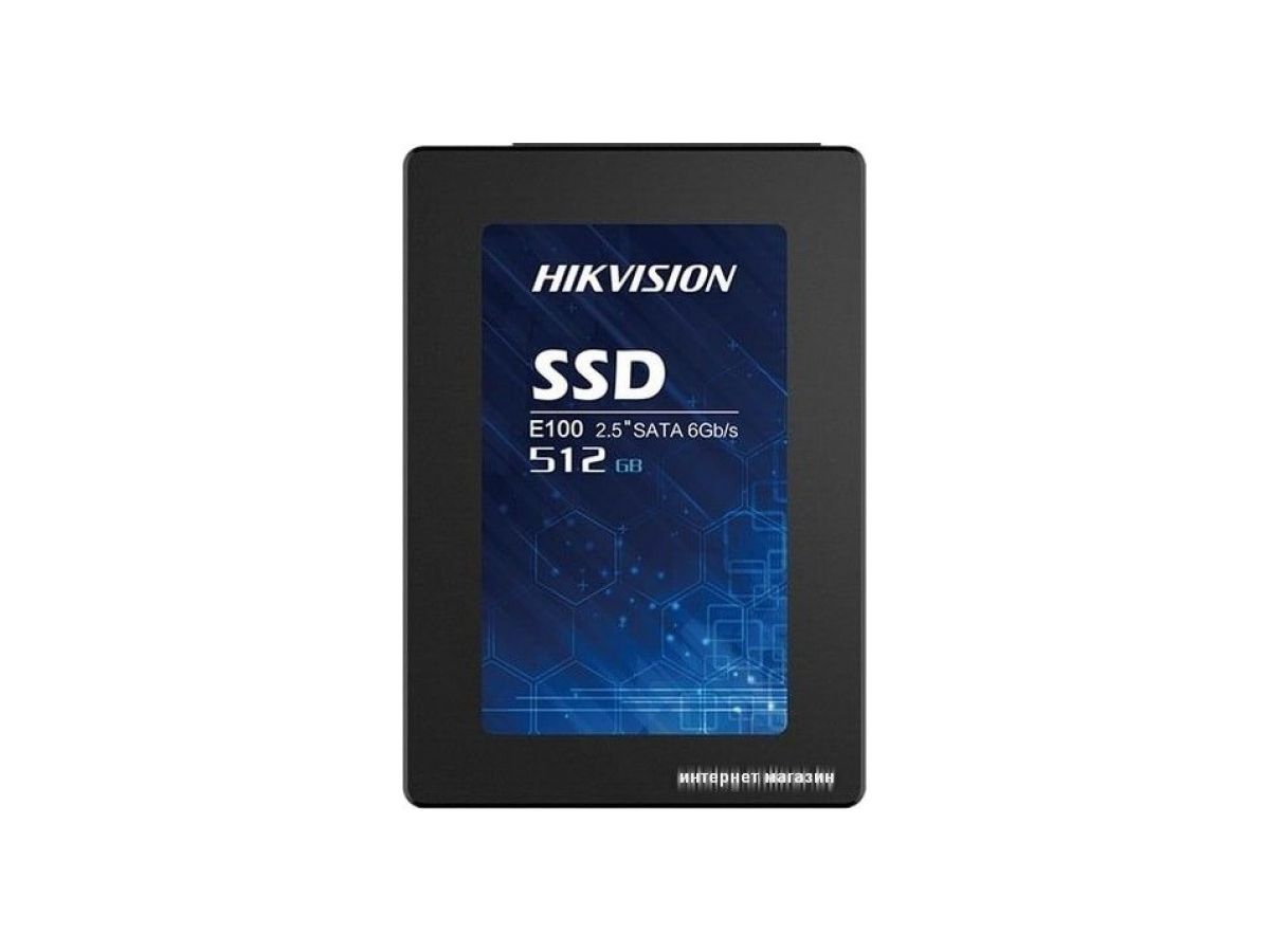 Накопитель SSD Hikvision E100 512Gb (HS-SSD-E100/512G) накопитель ssd hikvision e100 2 5 1024gb sataiii 3d tlc hs ssd e100 1024g