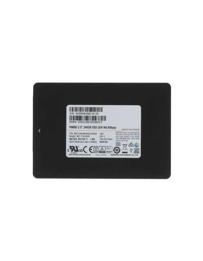 Накопитель SSD 2.5'' Samsung MZ7LH240HAHQ-00005 цена и фото