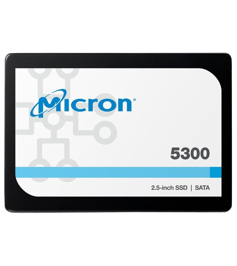 Накопитель SSD Micron 5300PRO 480Gb (MTFDDAK480TDS-1AW1ZABYY) накопитель ssd crucial 5300 pro 3 84tb mtfddak3t8tds 1aw1zabyy