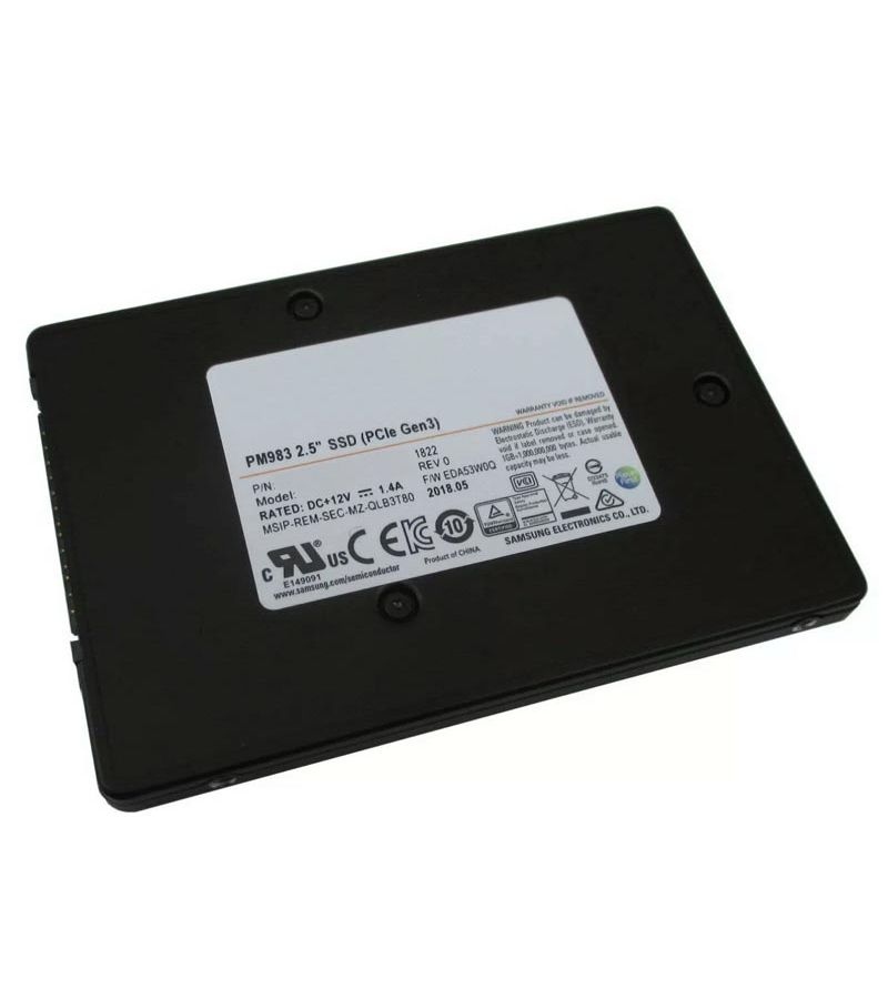 Накопитель SSD Samsung Enterprise PM983 960Gb (MZQLB960HAJR-00007) накопитель ssd intel pm983 1 92tb mzqlb1t9hajr 00007