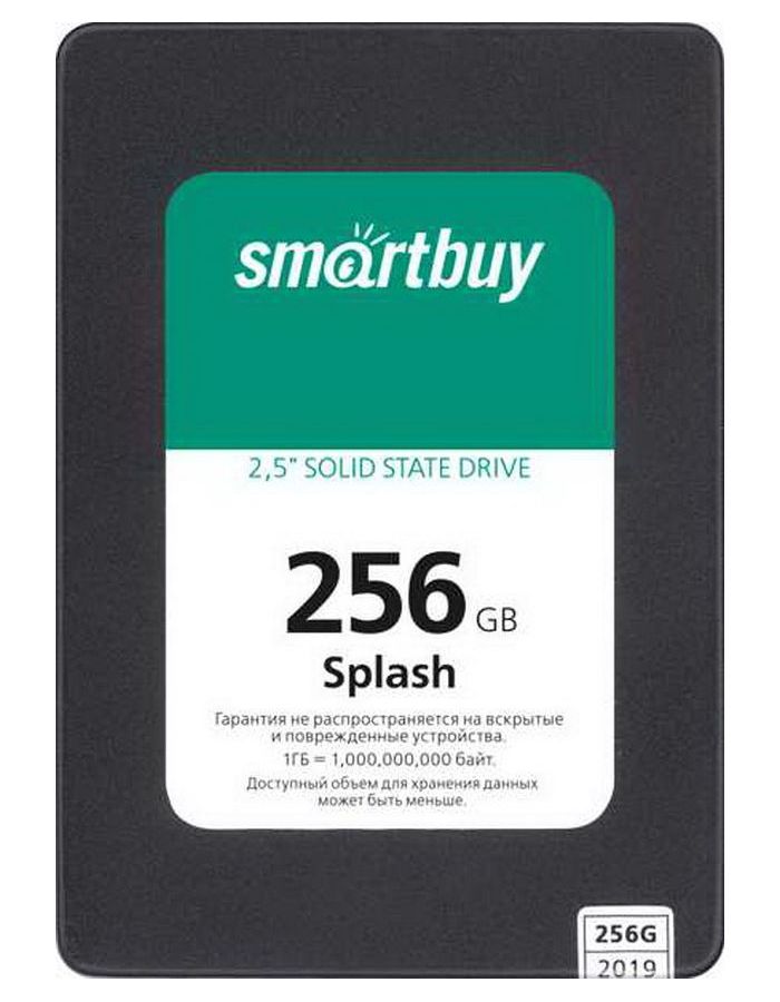 Накопитель SSD SmartBuy Splash 2019 256Gb (SBSSD-256GT-MX902-25S3) твердотельный накопитель ssd 2 5 256 gb smart buy sbssd 256gt mx902 25s3 read 560mb s write 500mb s 3d nand tlc