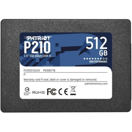 

Накопитель SSD Patriot P210 512Gb P210 (P210S512G25)