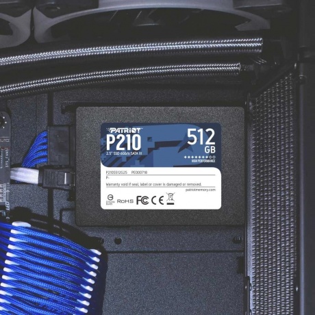 Накопитель SSD Patriot P210 512Gb P210 (P210S512G25) - фото 7