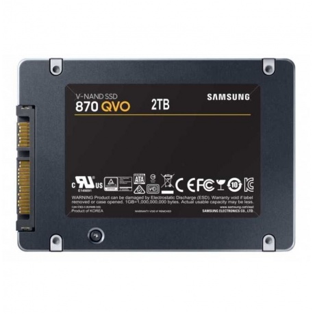 Накопитель SSD Samsung 870 QVO Series 2Tb (MZ-77Q2T0BW) - фото 2