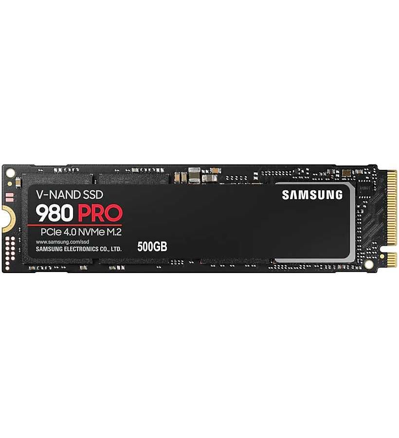 Накопитель SSD Samsung 980 PRo 500Gb (MZ-V8P500BW) накопитель ssd samsung 980 1tb mz v8v1t0bw